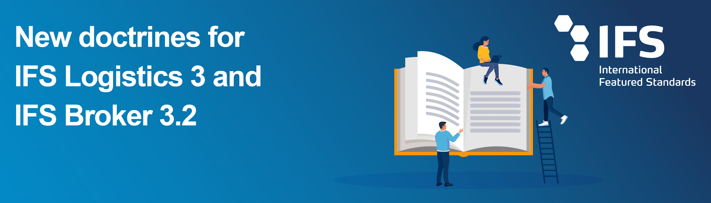 3 people with book and ladder with IFS International Featured Standards logo